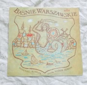 prl płyta winylowa Baśnie Warszawskie Tadeusz Kubiak, vintage winyl