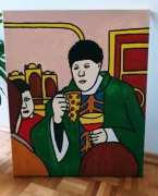 obraz WŁOSKI PLEBAN / sztuka współczesna