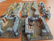Zestaw makiet do gier bitewnych. Warhammer, d&dZestaw makiet do gier