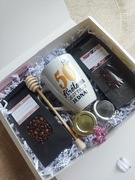 PRO BOX urodzinowy Zestaw dla Niej - 50 lat urodziny - kubek prezent grawer