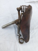 Skórzane siedzenie, siodełko 