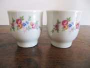 2 Kieliszki do jajek, porcelana Jarolina. PRL