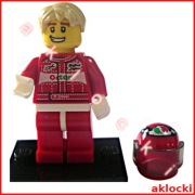 LEGO FIGURKA col040 Kierowca rajdowy Seria 3 stan BDB