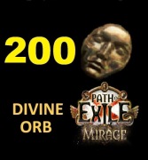 200x DIVINE ORB POE1 MIRAGE LIGA Path of Exile 1 PC