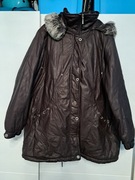 Mian ciepły płaszczyk woskowany  futerko 46/48