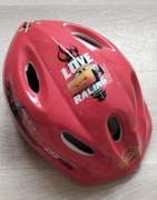 Kask dziecięcy na hulajnogę rower Auta CARS 3 rozmiar M 52-56 cm lekki red