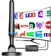 Antena wzmacniacz  sygnału TV wewnętrzna HD TNT  odbiór 360 stopni 