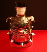 Szklana butelka w kształcie buldoga  300 ml