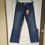 Jeansy damskie Levi's 545 niebieskie roz 4M