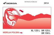 HONDA XR 125L XR 150L XL 125L 2014r INSTRUKCJA UZYTKOWNIKA j.POLSKI
