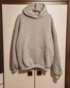 Bluza z kapturem Szara Underrated Hoodie krój Boxy (nowa) 350g XL