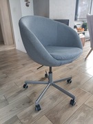 Fotel IKEA Skruvsta obrotowy vissle szary 