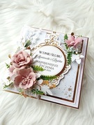 Luksusowa kartka na ślub wesele 3d niestandardowa okiennica Pamiątka ślubu 