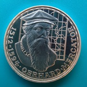 5 marek 1969 F Niemcy 375. rocznica śmierci G.Merkatora Ag 0,625 waga 11,2