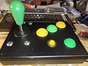 Joystick arkadowy Atari Amiga Leworęczny Nowo zbudowany  3 fajerowy DB9