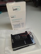 Obudowa justPi do Pi 4B - aluminiowa z dwoma wentylatorami