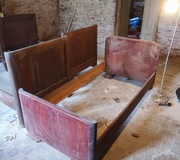 Łóżko antyk art deco 