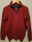 Sweter męski Bordowy Tom Tailor roz. S_M 100% cotton stan. bdb