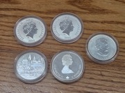 Srebrne monety srebrna 1 uncja oz srebro 999