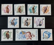 !!! RUMUNIA PTAKI 10szt...KOMPLETNA SERIA...CZYSTE**!!!