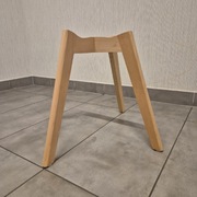 Stelaż krzyżak drewniany krzesła skandynawskiego 
