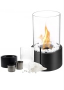 BIO KOMINEK WOLNOSYOJACY czarny salon taras sypialnia łazienka święta