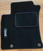 Dywaniki Kia CEED III Hatchback (2018- ) welurowe 4 elem. (logotyp CEED)