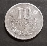 10 groszy z 1967 r. Obiegowa 