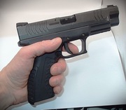 XDM asg pistolet na kulki airsoft WE dwa magazynki duży komplet kabura