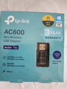 Karta sieciowa Wi-Fi TP-Link Archer T2U AC600 USB | Mini Dual Band