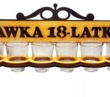 Kieliszki na urodziny 18 30 40 50 stojak ławeczka karniaczek