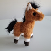 Pluszowy konik / kucyk, maskotka - brązowa – NOWA