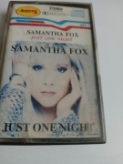 SAMANHTA FOX JUST ONE NIGHT KASETA MAGNETOFONOWA