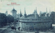 Kraków - Brama Florianska i Rądel, 1905 WSMP