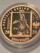 August II Mocny. Miedź fi 32 mm. 2012 Gyges