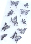 Zestaw stempli Motyle.