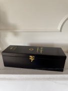 Drewniana skrzynka na wino, rum, rękodzieło do decoupage Bacardi