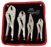 Zestaw szczypiec zaciskowych Morse'a SILVER 4szt 5-10" NOWE Etui Art.10945