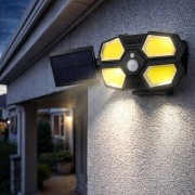 Mocna Lampa Solarna 180 LED + Pilot + Panel (Zestaw Nowy)
