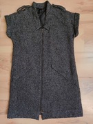 Karl Lagerfeld L 40 damska dłuższa kamizelka elegancka melanż mieniąca 