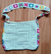 Nowa dzianinowa torba siatka torebka szydełkowa 