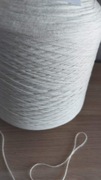 Przędza dziewiarska ekri bawełna na szydełko serwetki 900g
