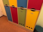 Szafki do szatni dla dzieci do przedszkola komplet żłobek szatnia