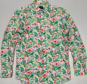 Wr) SELECTED HOMME oryginalna kwiatowa koszula długi rękaw Roz.S