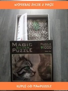 Puzzle 1000 magic silver cool cat kompletne
