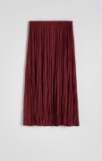 Bordowa spódnica midi Reserved plisowana XS