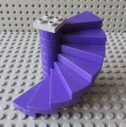 LEGO schody kręcone Ciemny Fiolet 40243