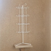 Stojak na biżuterię breloczki bransoletki obrotowy na ladę