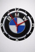 Zegarek, zegar ścienny BMW średnica 245mm druk 3d .