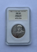 Moneta kolekcjonerska 100 000 zł Wojciech Korfanty 1992 PR69 srebrna